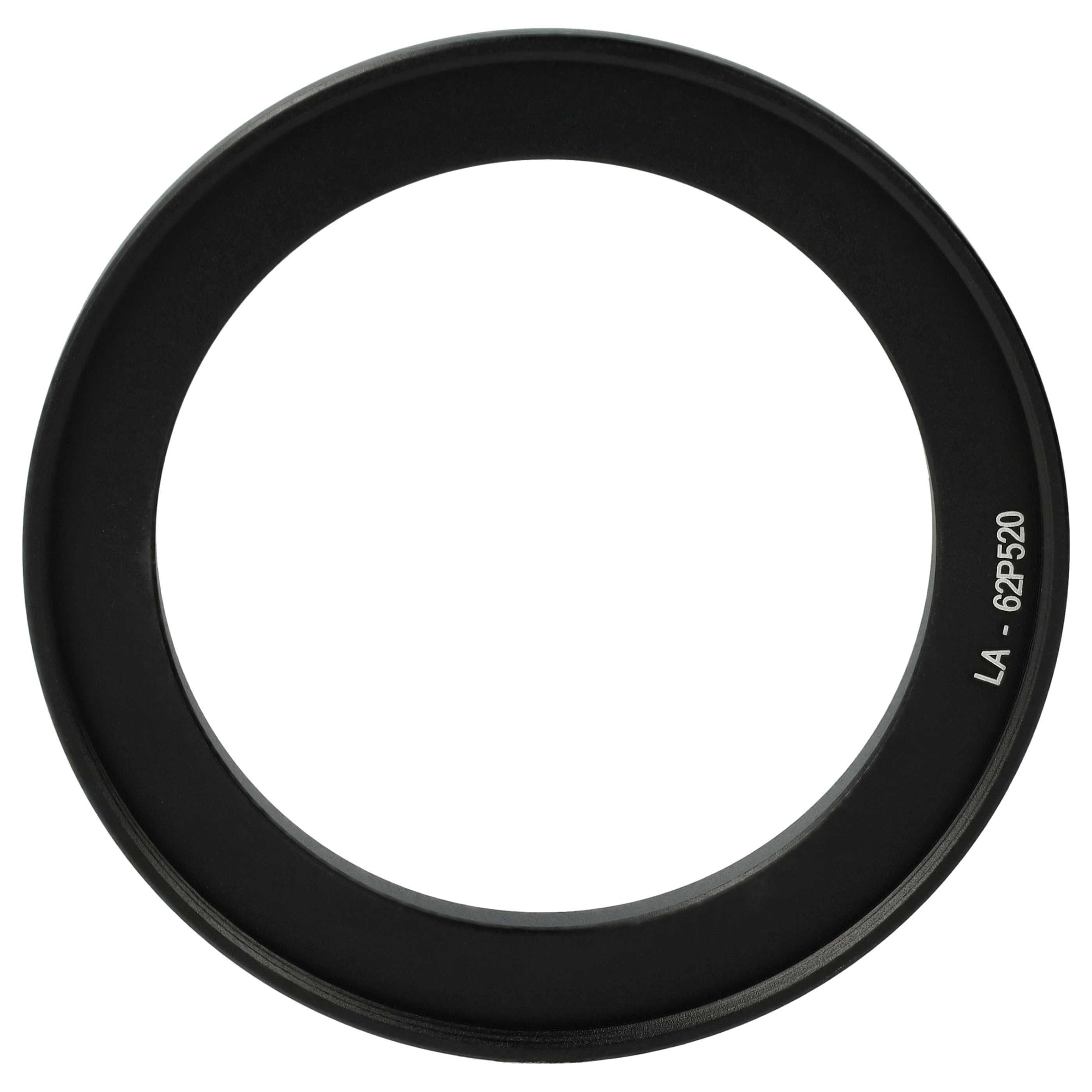Ein schwarzer Ring mit weißem Hintergrund. Text auf dem Ring: LA - 62P520.