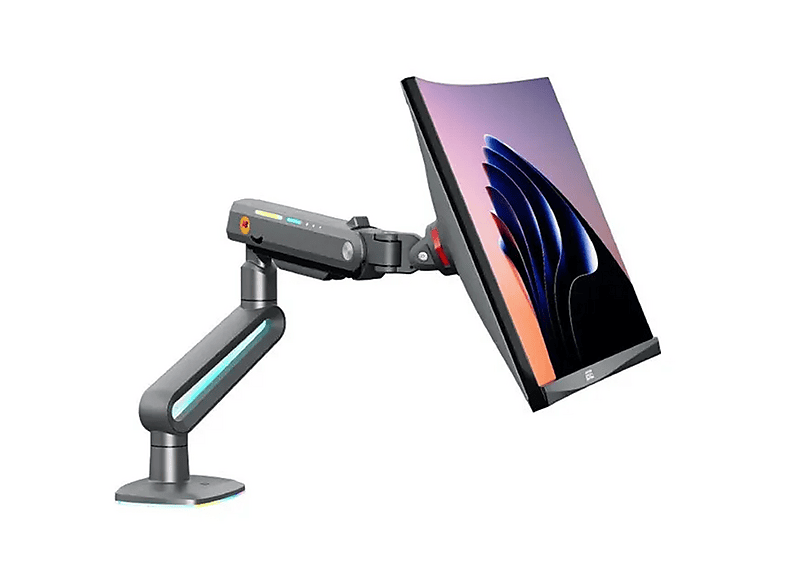 NB NORTH BAYOU Ergonomic V7-Gaming  27-50 inç 2-18 KG RGB Aydınlatmalı Gaming Monitör Askı Aparatı