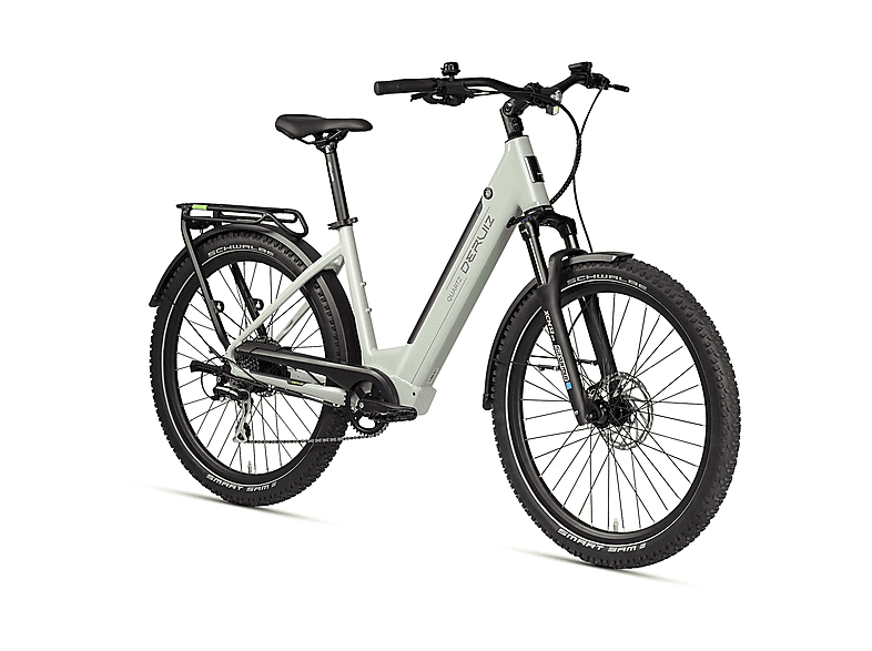 DERUIZ Quartz SUV Mountainbike (Laufradgröße: 27,5 Zoll, Rahmenhöhe: 46 cm, Unisex-Rad, 644Wh, Grün)