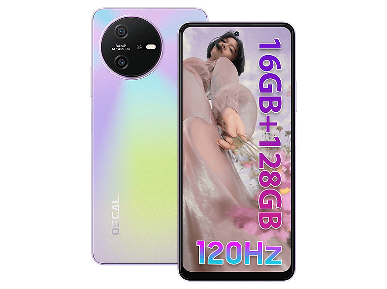 OSCAL TIGER 12 128 GB Lila Dual SIM