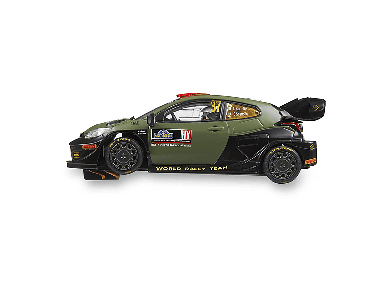 Scalextric Toyota Yaris WRC – Coche Slot 1:32 Del Rally De Suecia '24, Acabado Realista Para Circuitos Advance
