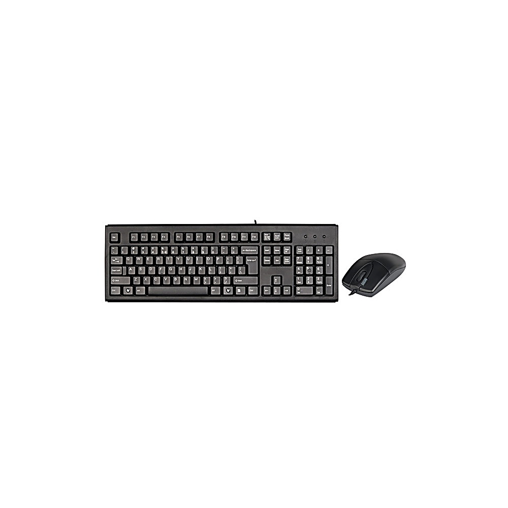 A4TECH KM-72620D USB Kablolu Klavye ve Mouse Seti Siyah