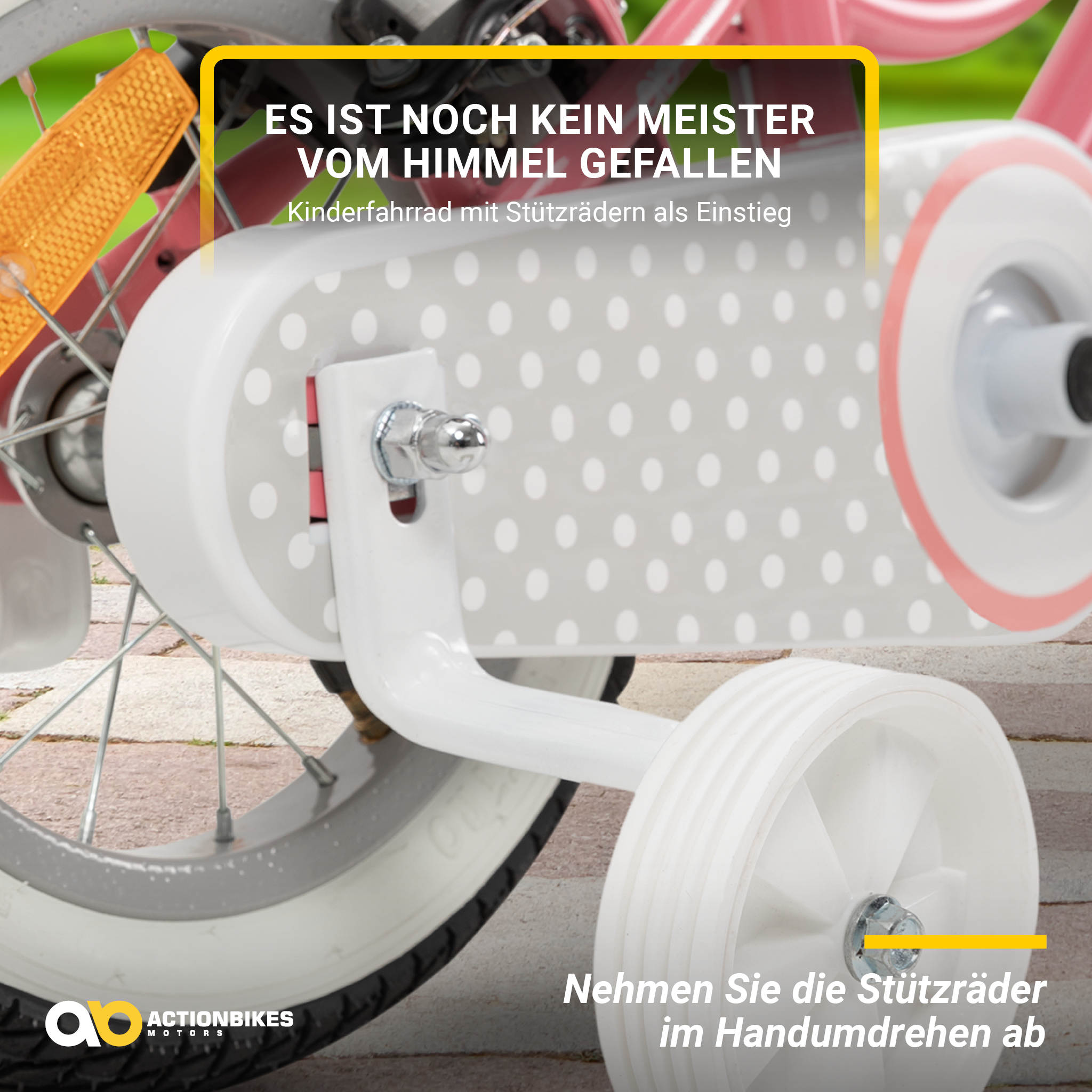 ACTIONBIKES MOTORS Kinder Fahrrad Starlight 12 Zoll Kinderfahrrad |  MediaMarkt