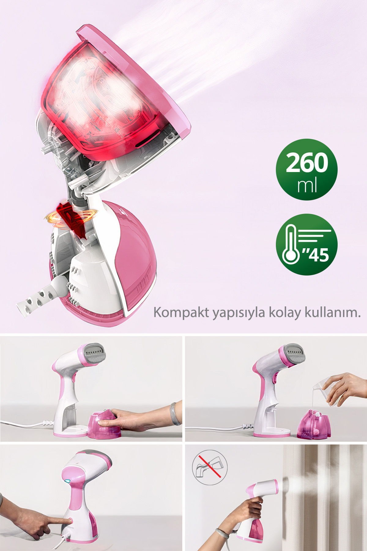 PIYO.Kです！ KIWI KSI-650 Yeni Nesil Portatif Buharlı Kırışık Giderici Buharlı