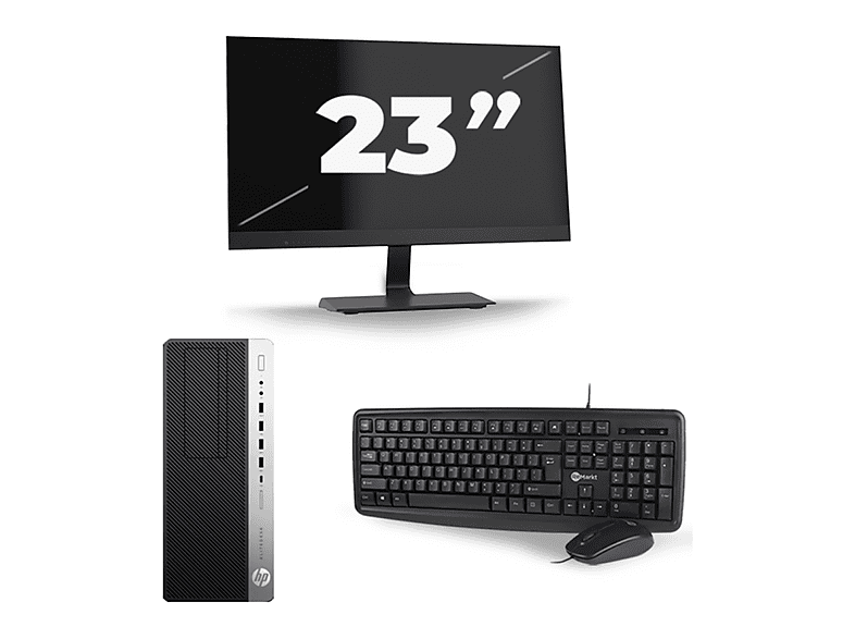 HP EliteDesk 800 G3 - 22 inch - 8 GB - Core™ Onboard Graphics