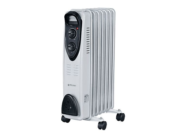 BRIGHT ELEGANCE BE-6507 Devrilme Korumalı 7 Dilimli 1500 W Yağlı Radyatör Beyaz