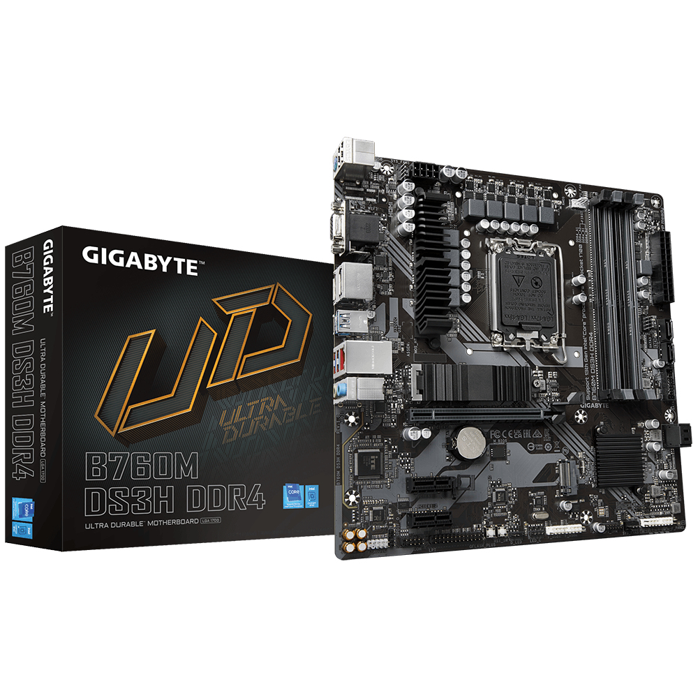 GIGABYTE B760M DS3H DDR4 Intel B760 Express DDR4 mATX Anakart