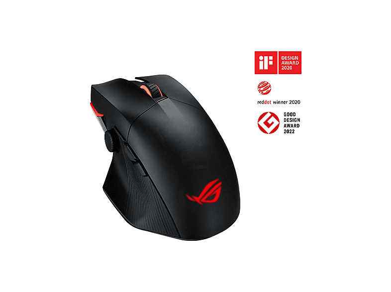 MOUSE GAMING WIRELESS ASUS ROG Chakram X Origin, Collegamento RF ...