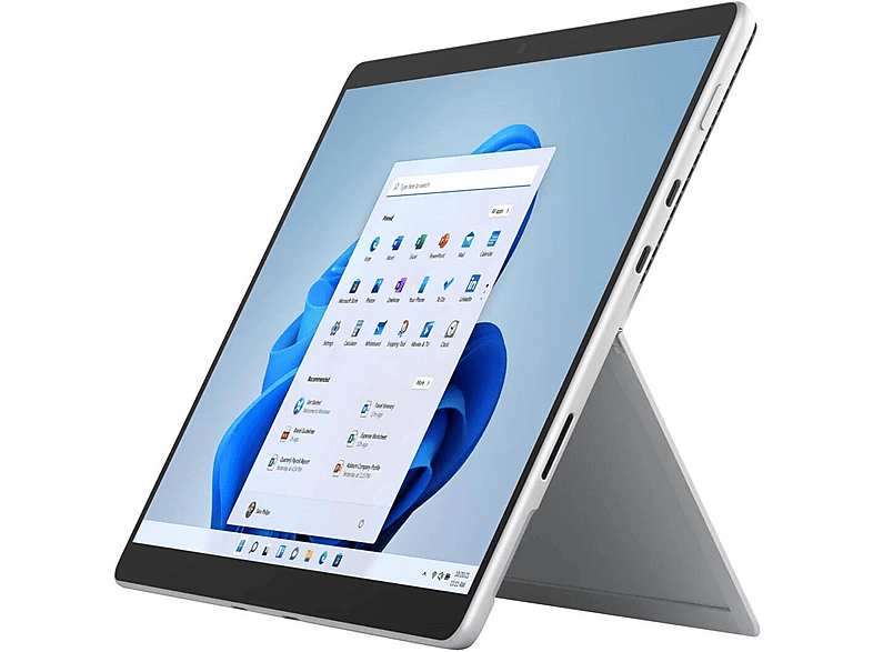 MICROSOFT 8PR-00035, Tablet mit 13 Zoll Display,  Prozesssor, 8 GB RAM, 256 GB SSD, Integrierte / On-Board-Grafik, lightsteelblue