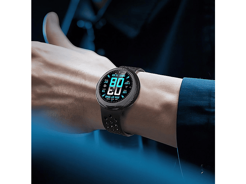 Vaxson - Pellicola protettiva in vetro temperato, compatibile con smartwatch HopoFit HF06, pellicola protettiva 9H, confezione da 3