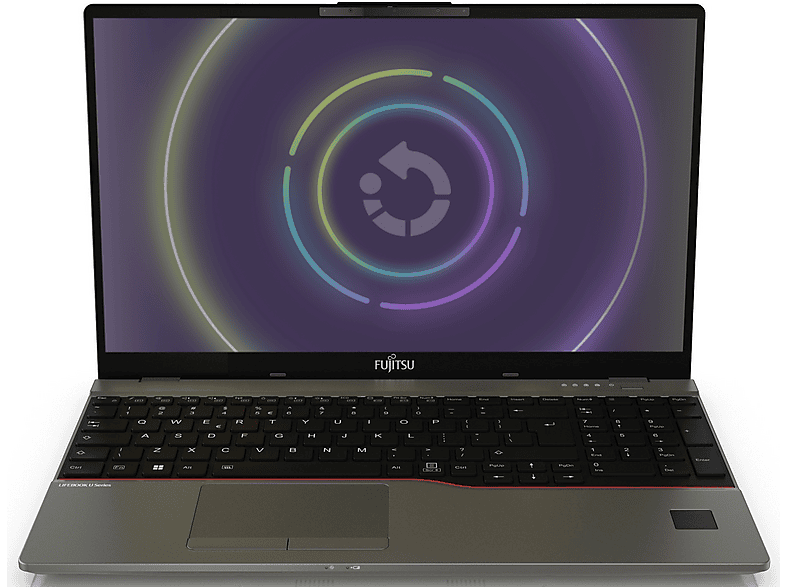 FUJITSU Lifebook U7512, Notebook, mit 15,6 Zoll Display, Intel