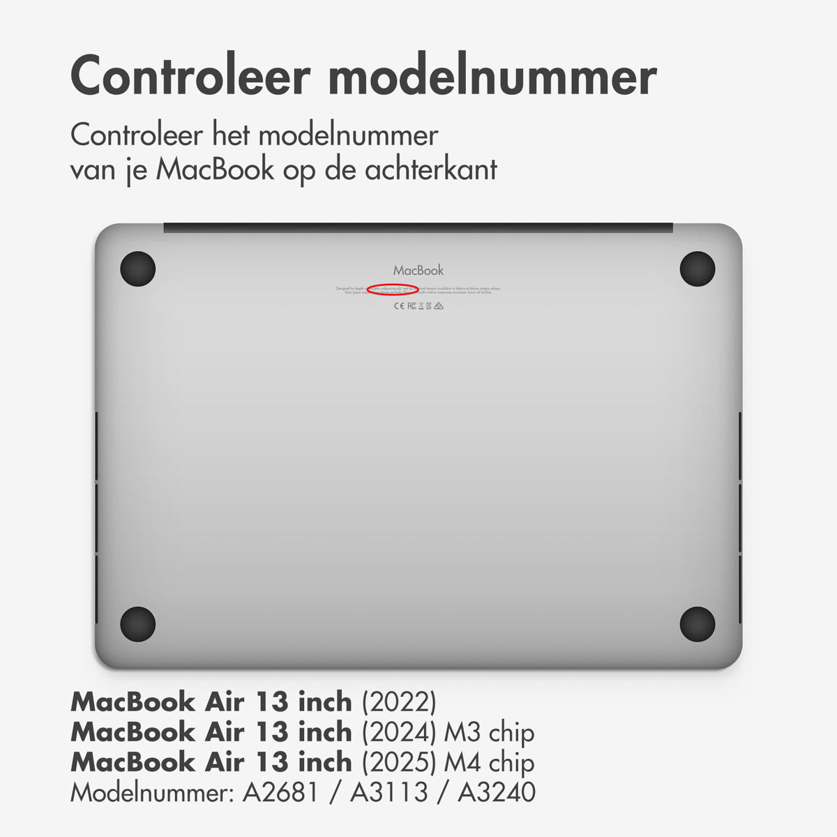 Makinda Magnetische privacyfilter voor Macbook Air 13,6/13 (2022-2025 M2, M3, M4), verwijderbaar anti-spy schermfilter, privacyscherm voor Mac Air M3 13,6 inch