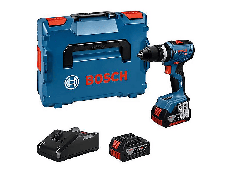 BOSCH GSR 18V-65 Çift Akülü 5 Ah Vidalama Makinesi
