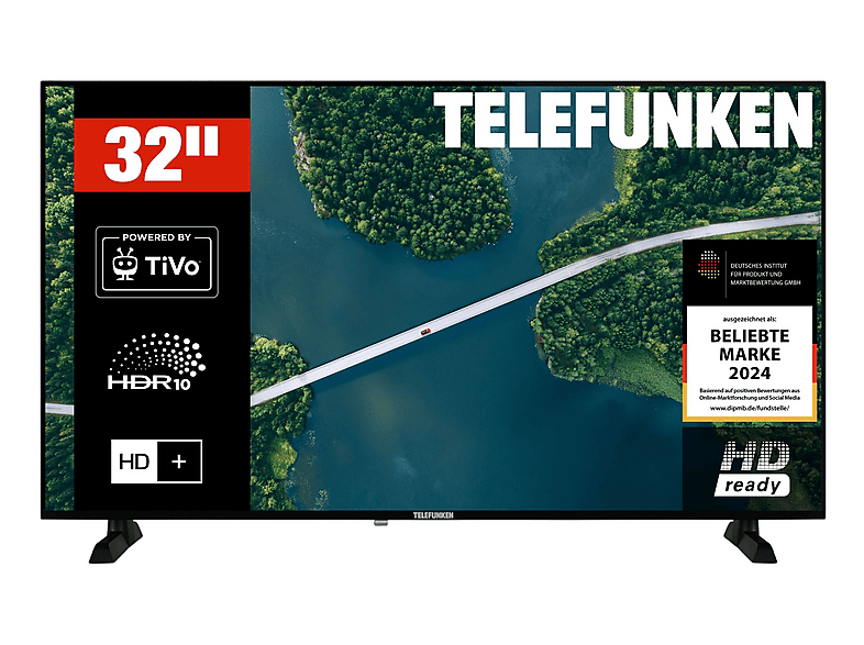 TELEFUNKEN XH32TP900S LED TV (Flat, 32 Zoll / 80 cm, HD-ready, SMART TV)