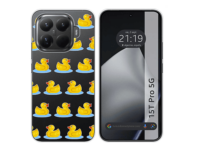 Funda Tipo Espejo COQUE Para Xiaomi 15T Pro – Con Soporte Integrado, Vista Clara Y Protección Total