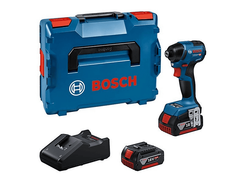BOSCH GDR 18V-220 C Çift Akülü 5 Ah Darbeli Somun Sıkma Makinesi