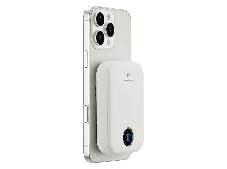IMOSHION Power Delivery & Quick Charge MagSafe Powerbank 10000 mAh Weiß