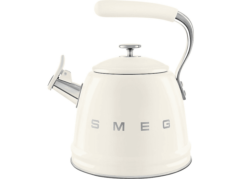 SMEG WKF01CR Wasserkocher, creme / silber