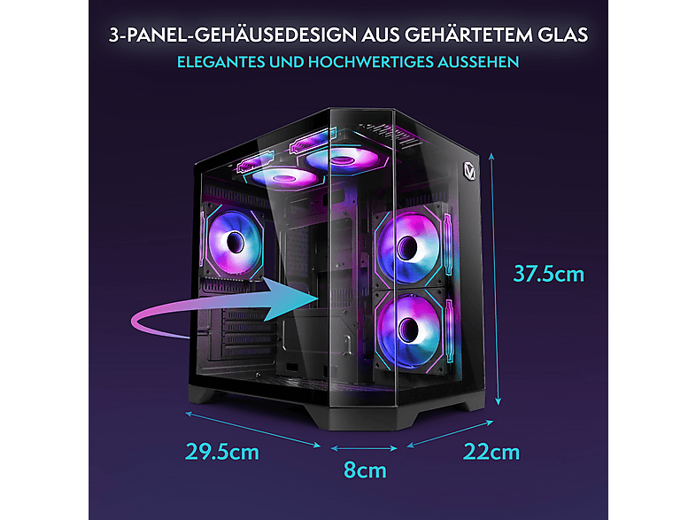 PC Gaming | VIBOX VIII-211, Core i9-12900KF, 16 GB RAM, 1 TB SSD