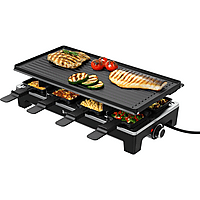 MediaMarkt KITCHENBROTHERS KB4190 - 8 personen - 1500W - 46,5 x 23cm Gourmetstel Zwart aanbieding