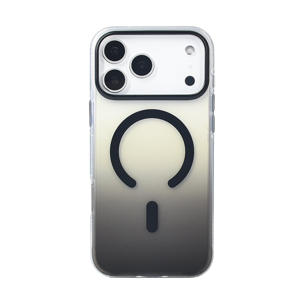 GPACK iPhone 17 Pro Max Uyumlu Toros M-Safe Şarj Özellikli Telefon Kılıfı Siyah