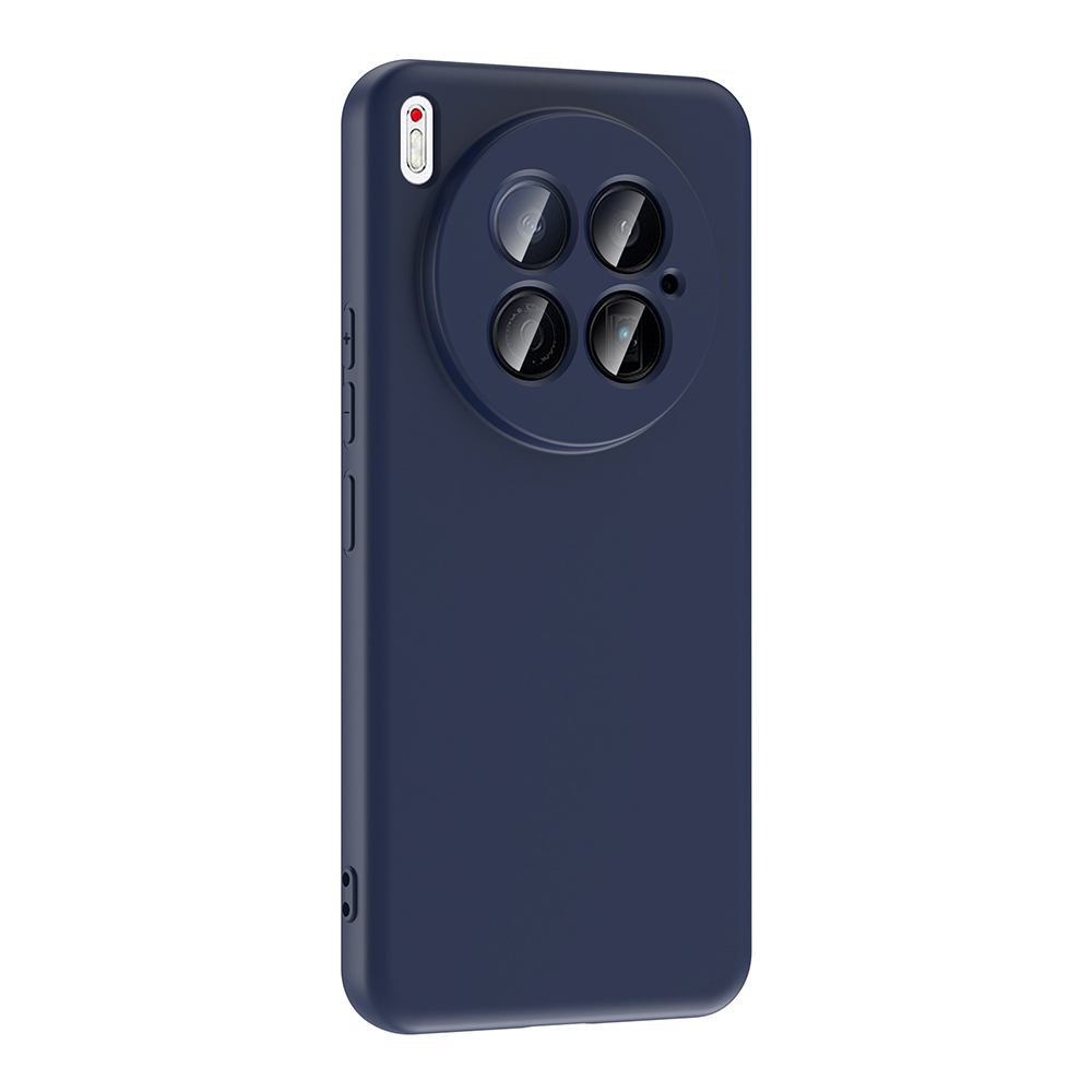 GPACK Tecno Camon 40 Premier 5G Uyumlu Lansman Silikon İçi Kadife Telefon Kılıfı Lacivert