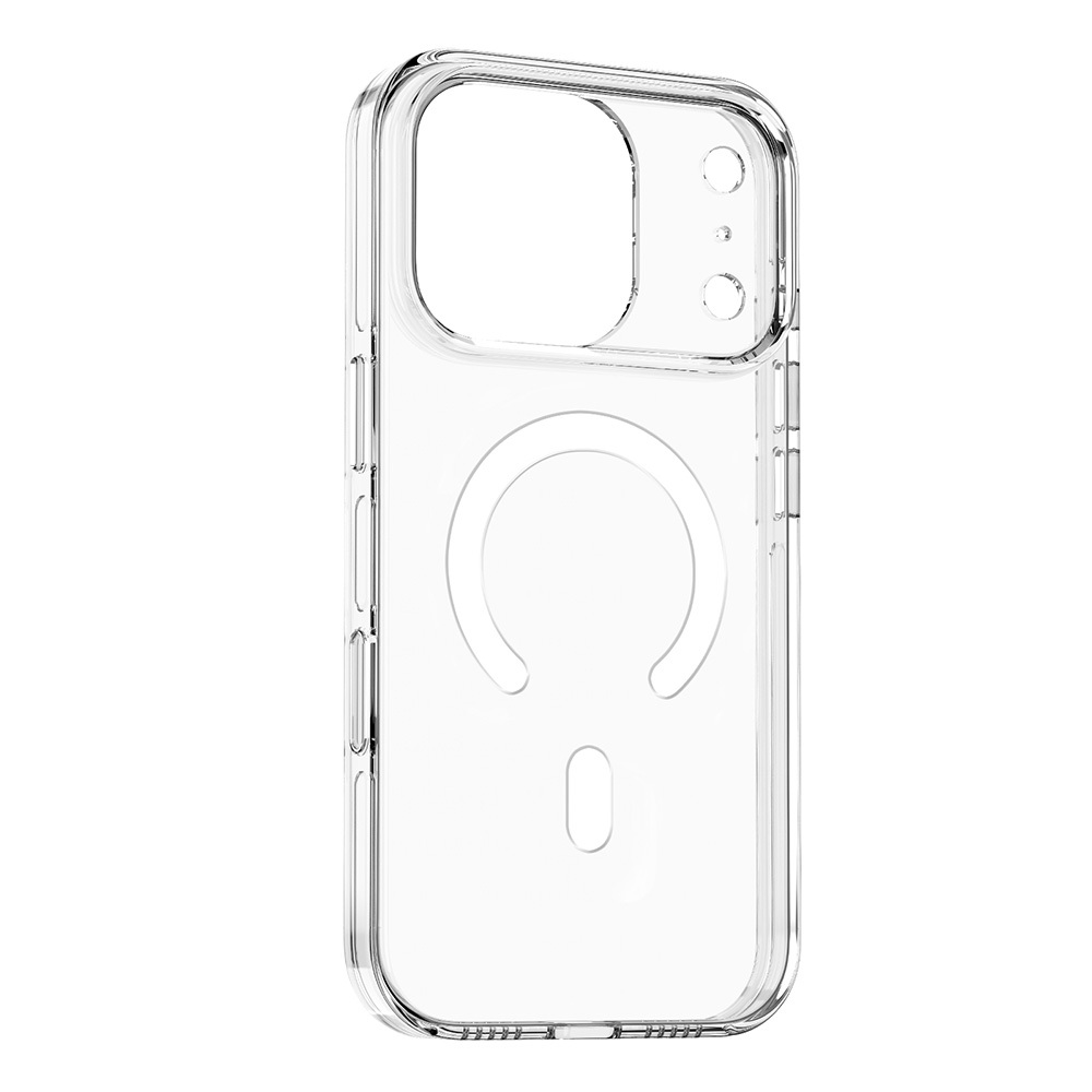 GPACK iPhone 17 Pro Uyumlu Kripto M-Safe Şarj Özellikli Telefon Kılıfı Şeffaf