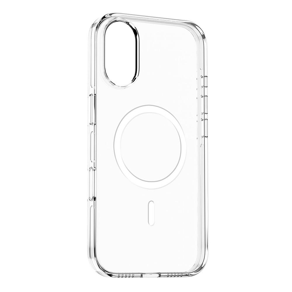 GPACK iPhone 17 Uyumlu Kripto M-Safe Şarj Özellikli Telefon Kılıfı Şeffaf