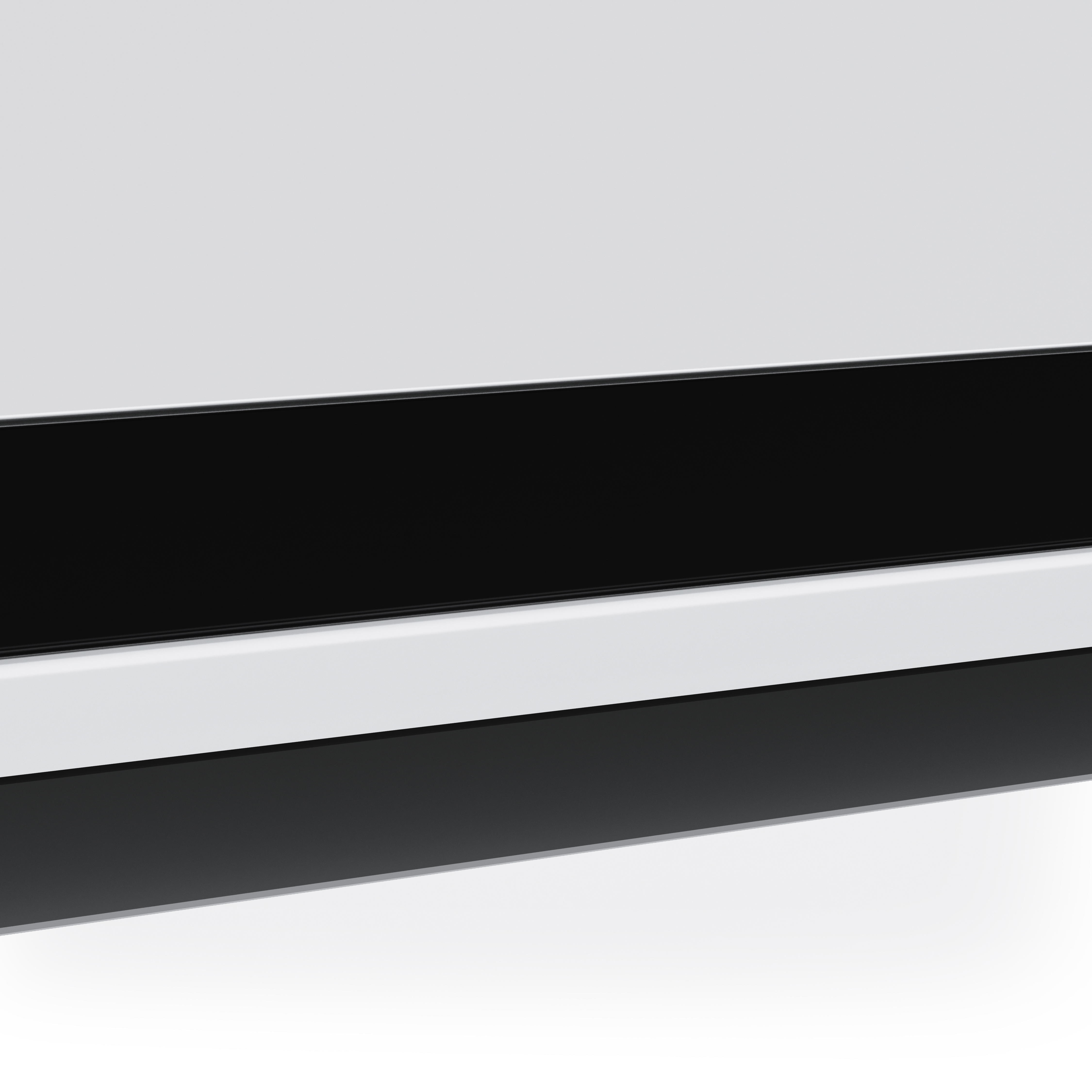 Abstrakcyjne zdjęcie z białymi, czarnymi i szarymi poziomymi pasami. Zbliżenie nowoczesnego designu.