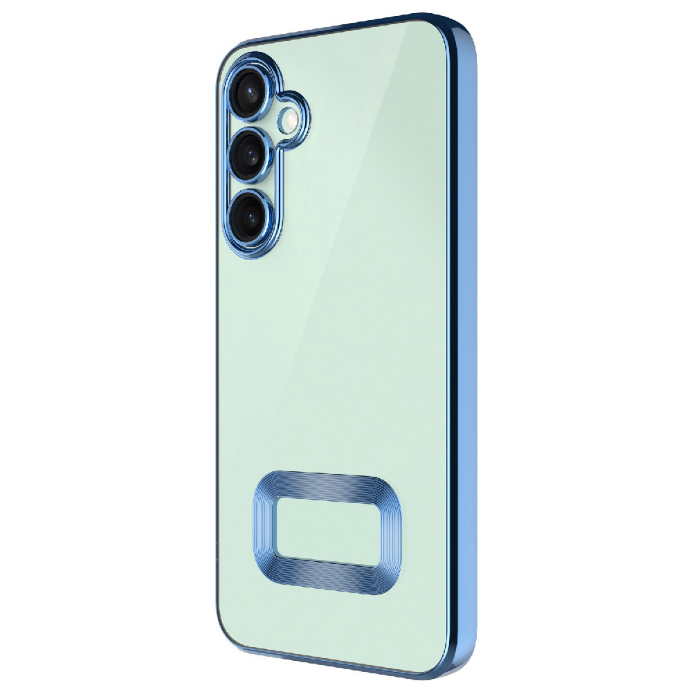 GPACK Samsung Galaxy A26 Uyumlu Logo Gösteren Omega Silikon Telefon Kılıfı Mavi