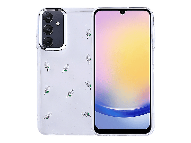GPACK Samsung Galaxy A25 Uyumlu Kutup Simli Figürlü Silikon Telefon Kılıfı Yeşil