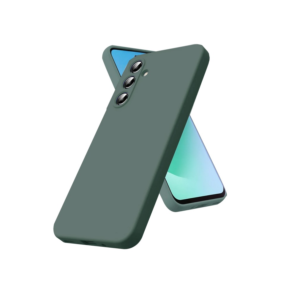 GPACK Samsung Galaxy A17 Uyumlu First Silikon Telefon Kılıfı Koyu Yeşil