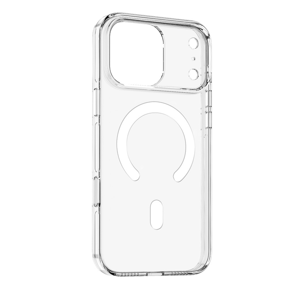 GPACK iPhone 17 Pro Max Uyumlu Kripto M-Safe Şarj Özellikli Telefon Kılıfı Şeffaf