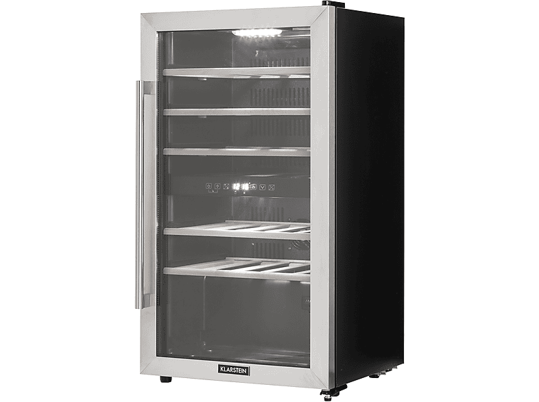 KLARSTEIN Vinamour 29 Duo Weinkühlschrank (EEK G, Edelstahl)