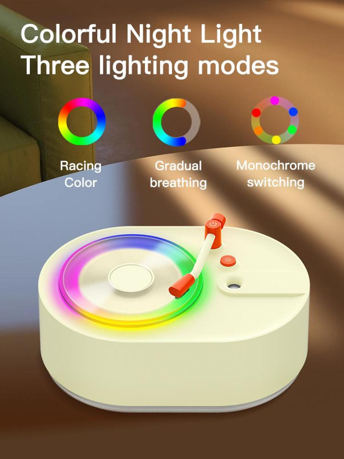 Ein Nachtlicht mit drei Beleuchtungsmodi: Racing Color, allmähliches Atmen und monochromer Wechsel.