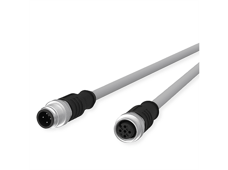 HangTon M12 A Kodiertes Kabel 2m - 4-polig Rechtwinklig Für Sensoren & Kameras