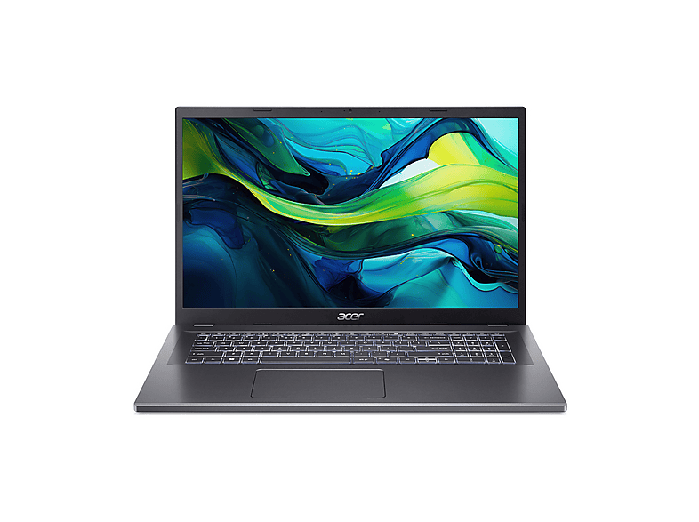 ACER Aspire A17, Notebook, mit 17,3 Zoll Display, Intel® Core™ 5,120U Prozessor, 16 GB RAM, 1000 GB SSD, Intel® Onboard Graphics, Grau, Windows 11 Pro