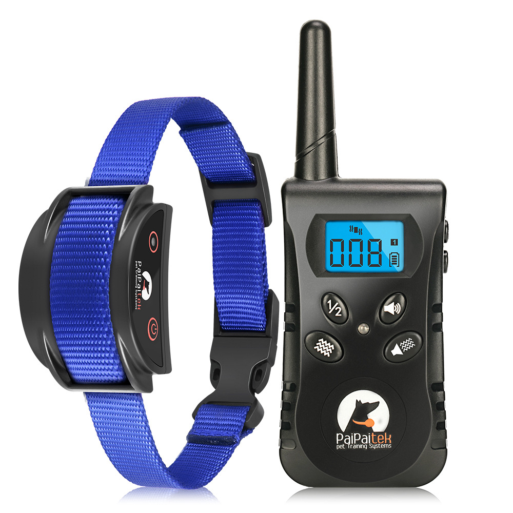 hundehalsband vibration mit fernbedienung CRRYNUO Vibration, Summer, Fernbedienung, wasserdicht Hundetrainingsset