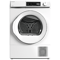 MediaMarkt SHARP KDNHA8S6GWDBX Warmtepompdroger 8 kg aanbieding