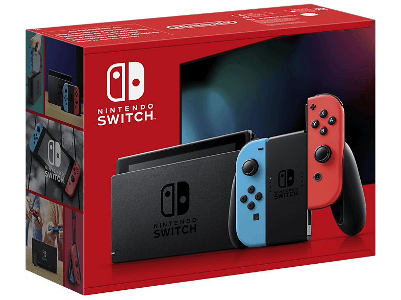 Konsola NINTENDO Switch Niebieski, Szary, Czerwony | MediaMarkt