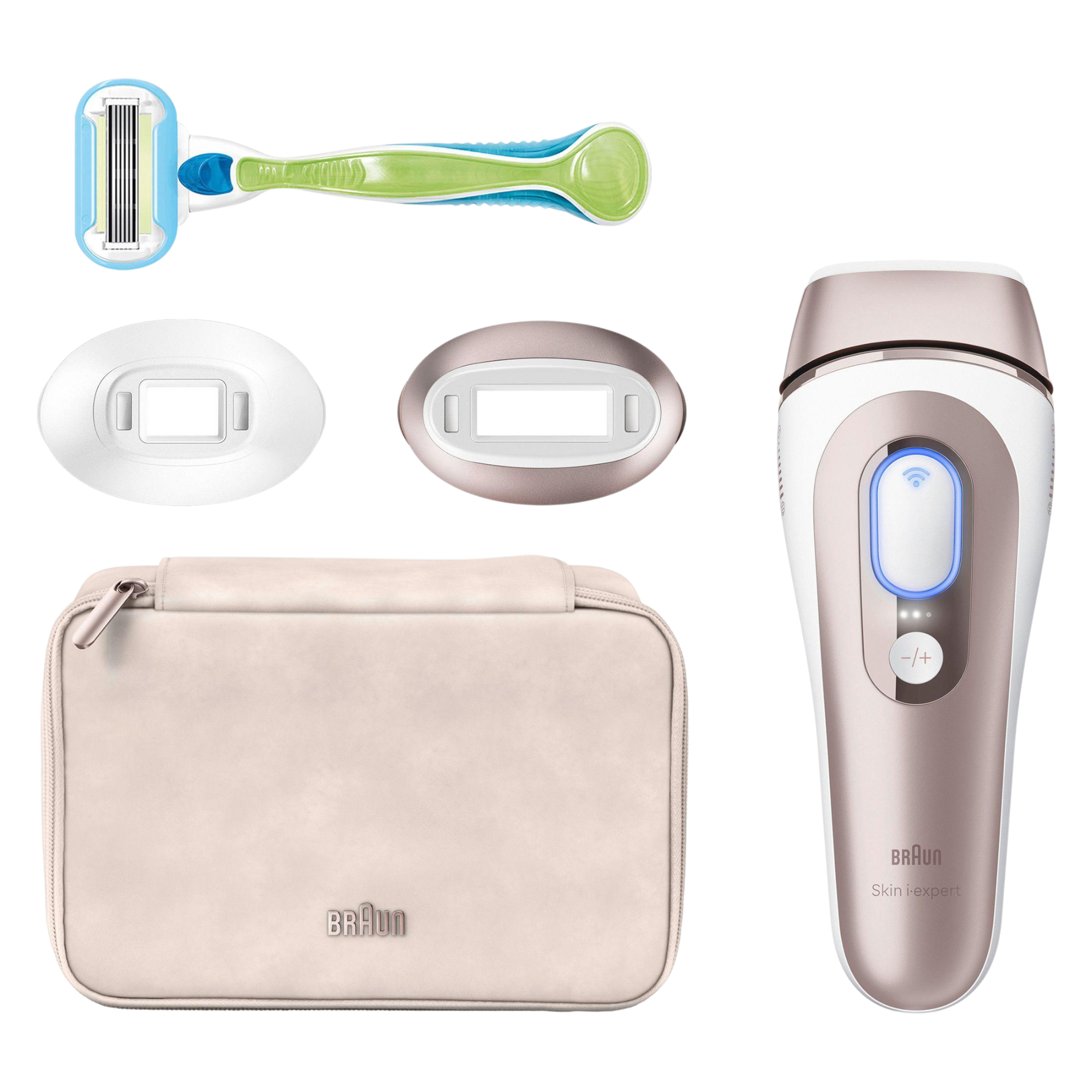 BRAUN PL7147 SMART IPL SKIN I·EXPERT PRO 7, 2 BASLIKLI IPL Lazer Epilasyon Aleti Beyaz-Bronz