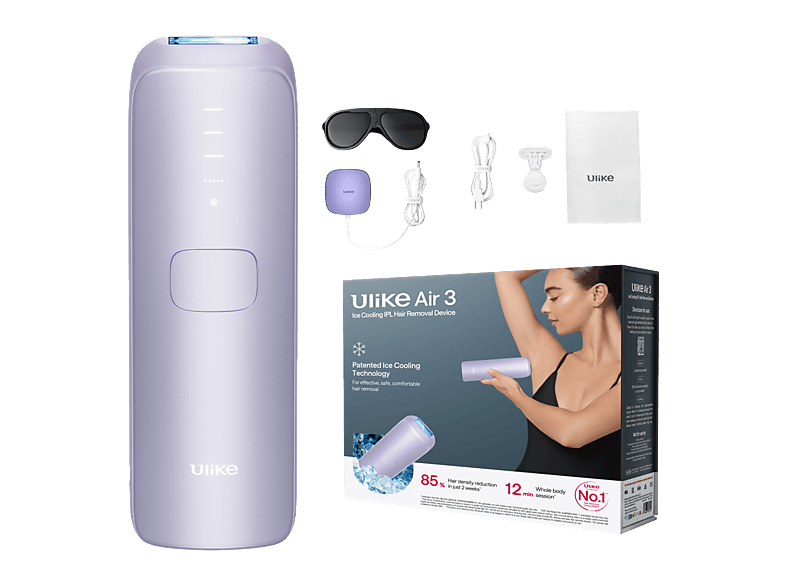 ULIKE Air3 Provence Purple IPL Laser Hair Removal System Paars