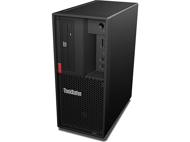 LENOVO ThinkStation P330, Desktop PC Xeon® E, 16 GB RAM, 512 GB SSD, Intel® UHD P630, Windows 10 Pro (64 Bit)