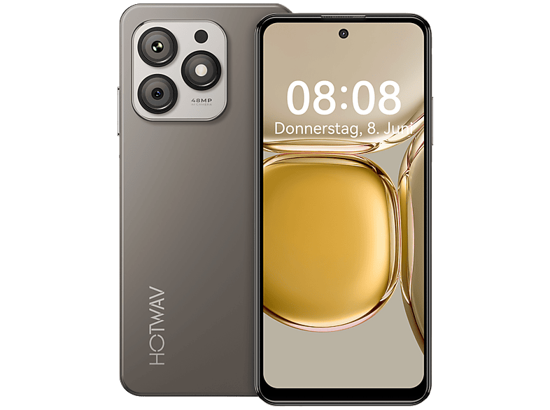 Fliphoes Voor Hotwav Note 13 Max – Met 2 Stuks Gehard Glas, Portemonnee En Standaardfunctie, Rood