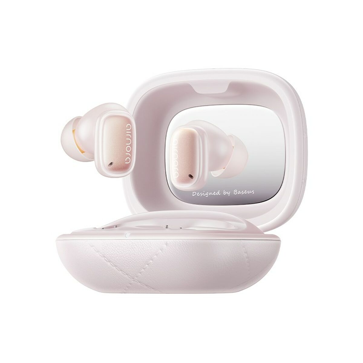 BASEUS AirNora 3 TWS Bluetooth Kablosuz Kulak İçi Kulaklık Pembe