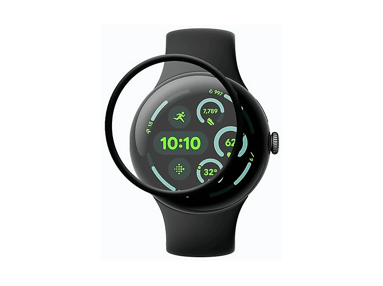 WIGENTO Plexiglas HD Schutz Folie Schutzglas (für Google Pixel Watch 4 41mm)