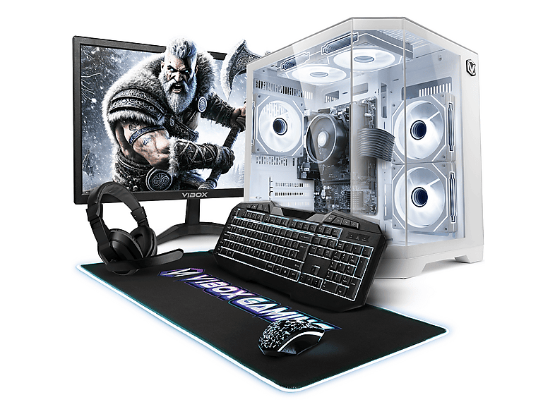 VIBOX I-503, Gaming PC mit AMD Ryzen™ 3 4 Prozessor, 16 GB RAM, 1 TB SSD, AMD Radeon™ RX Vega 8, Windows 11 Home