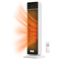 MediaMarkt AURONIC AU3486 - Elektrische Toren Kachel - 2000W Ventilatorkachel Wit aanbieding