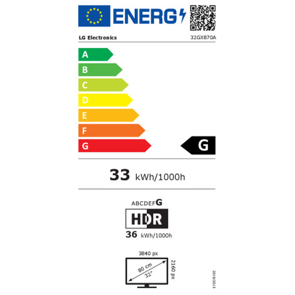 Energieeffizienzklasse G