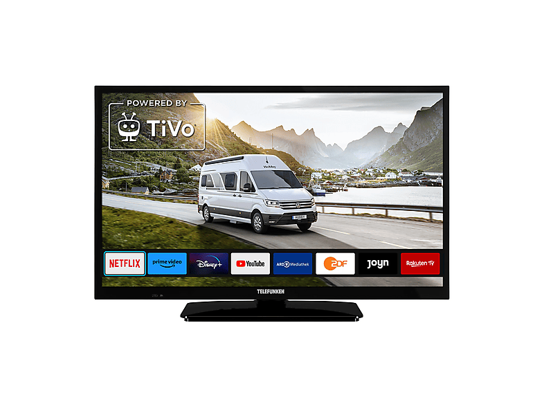 TELEFUNKEN T24X820 mobile LED TV (24 Zoll / 60 cm, HD-ready, SMART TV)